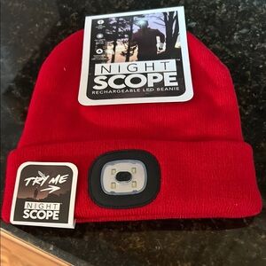 Night Scope Red LED Beanie